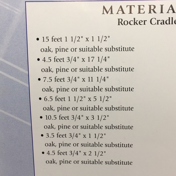 U-Bild Woodworking Plans for Rocker Cradle Combination 644 - Picture 6 of 8